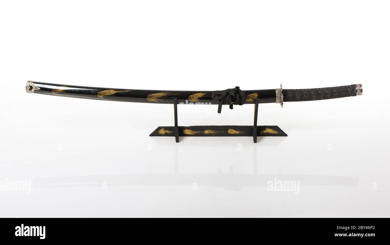 Spada del samurai Foto Stock