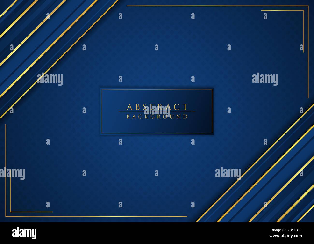 Lussuoso sfondo oro metallizzato astratto forma stile coner con spazio. Illustrazione vettoriale. Illustrazione Vettoriale