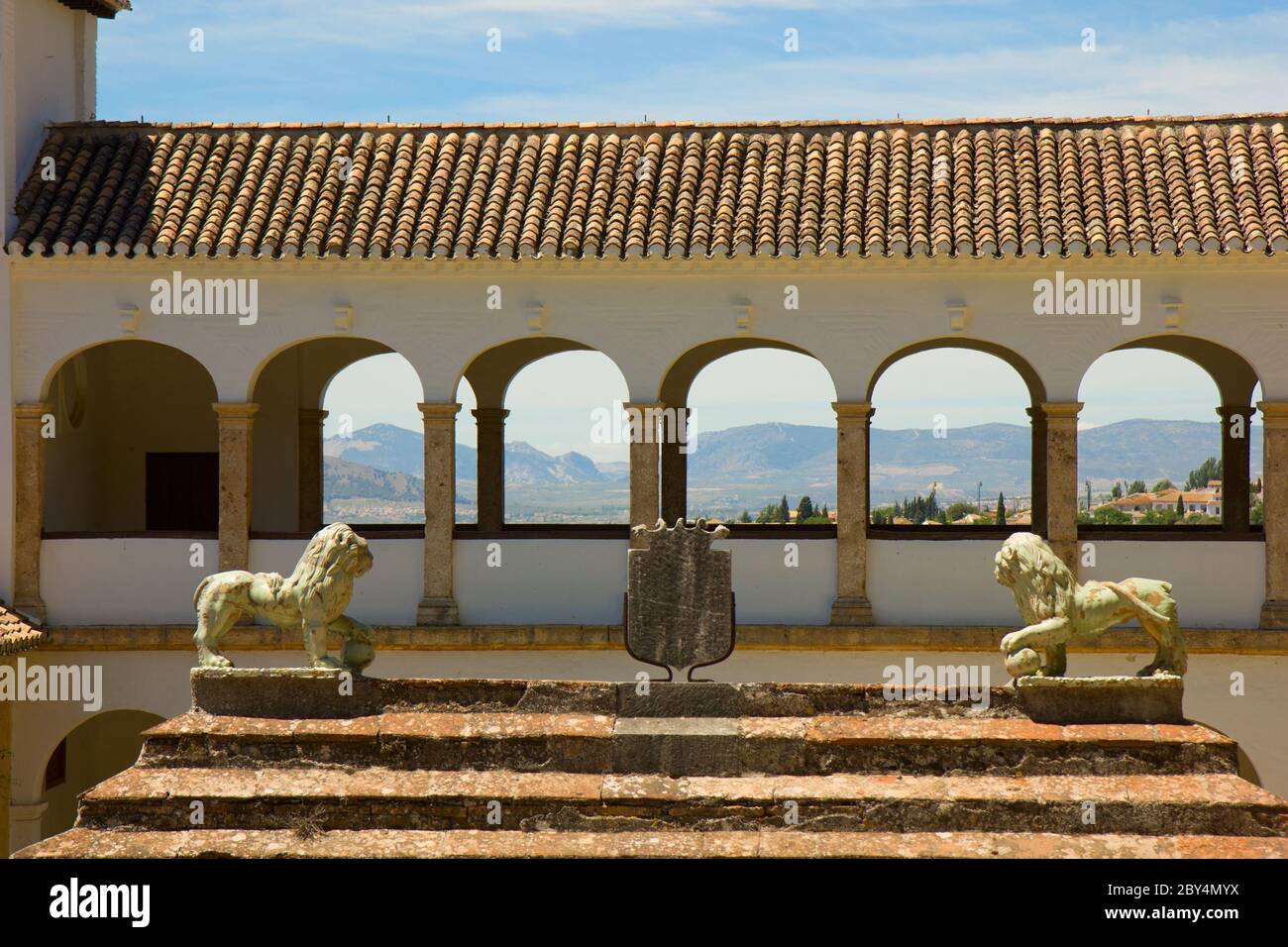 Generalife in Alhambra Complex, Granada, Spagna Foto Stock