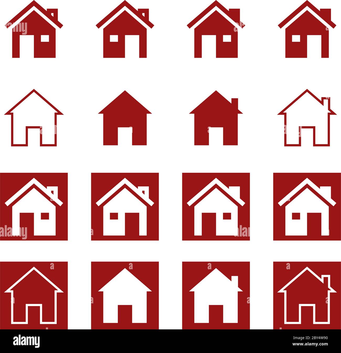 Icona Home simbolo illustrazione vettoriale Illustrazione Vettoriale