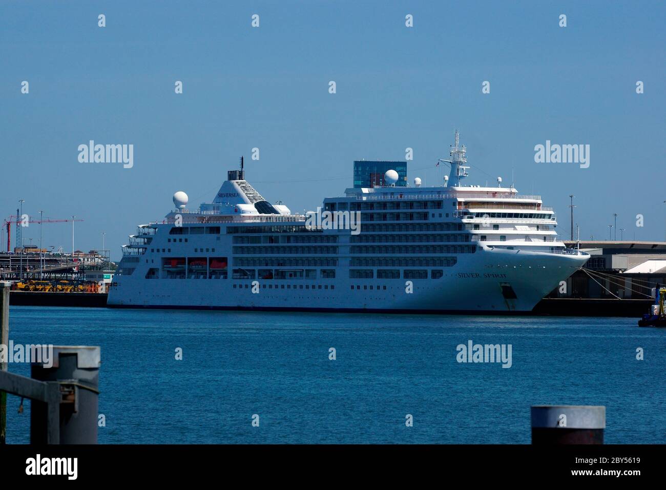 DOCK SILVER SPIRIT SOUTHAMPTON (COVID - 19) Foto Stock