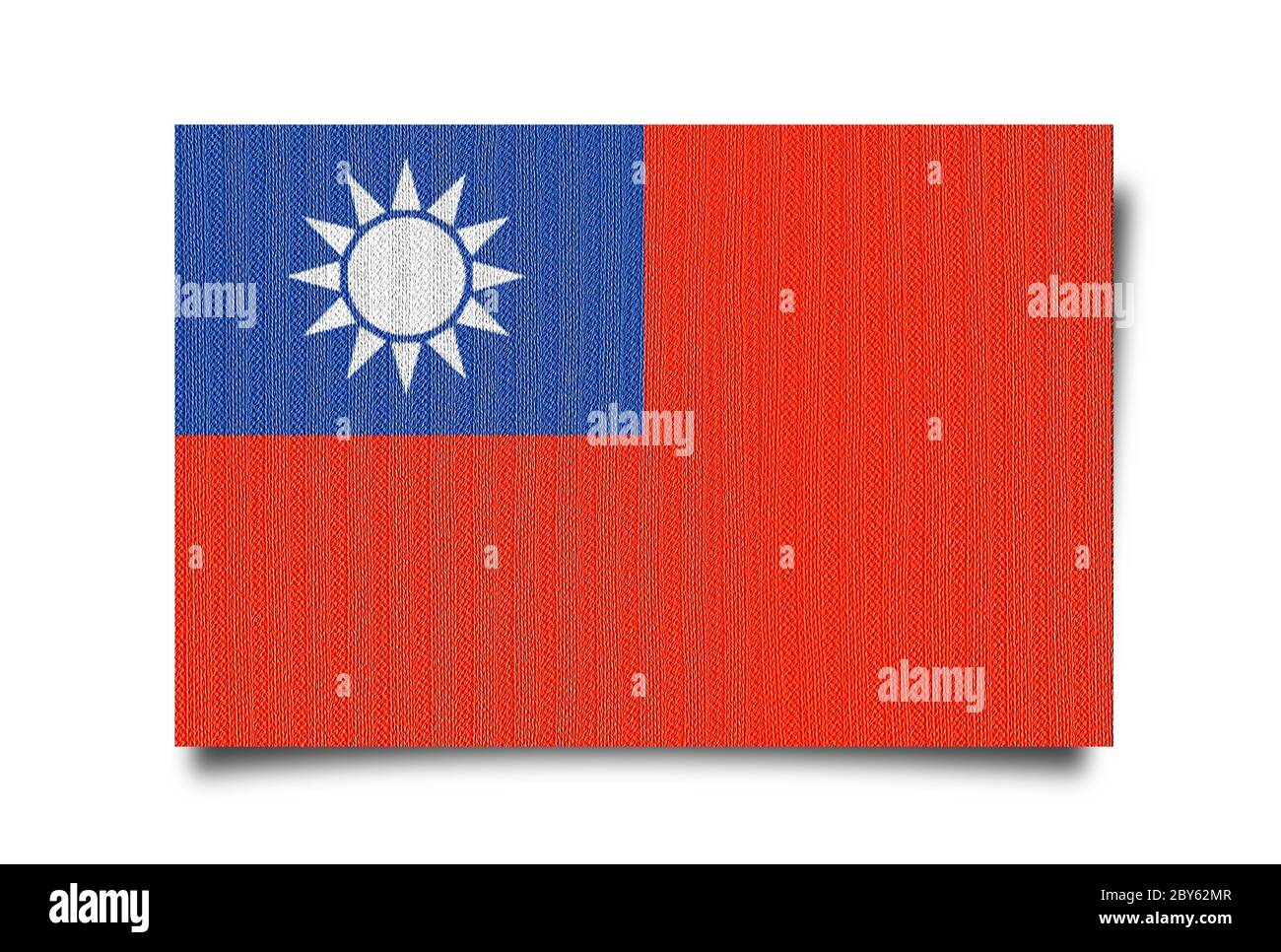 bandiera ufficiale di taiwan Foto Stock