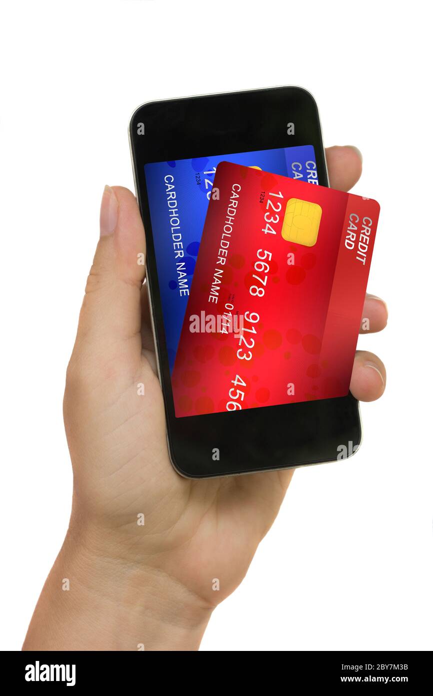 concetto di pagamento elettronico Foto Stock