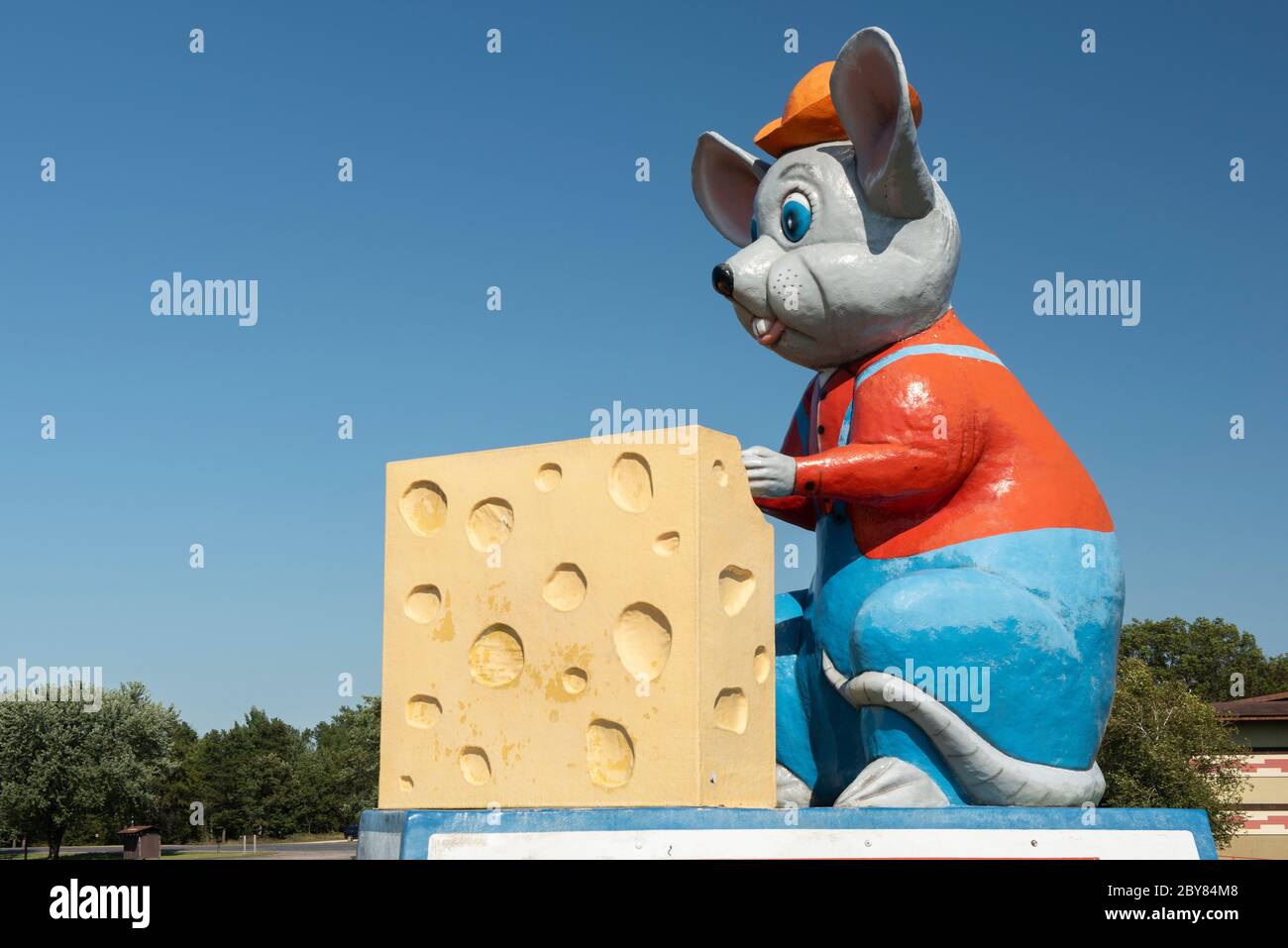 USA, Midwest, Wisconsin, Madison, scultura Chhese Foto Stock