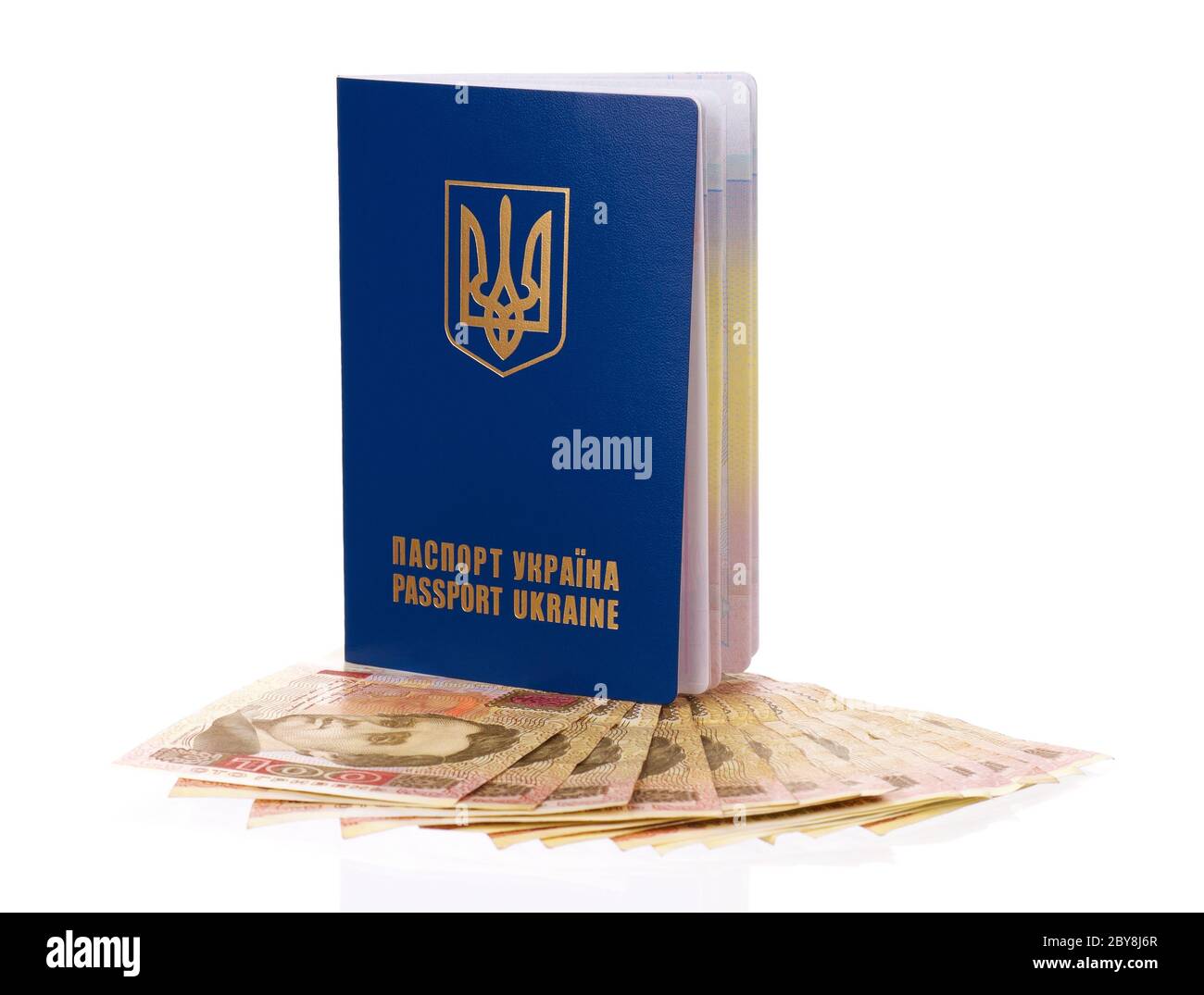 Passaporto Ucraina Foto Stock