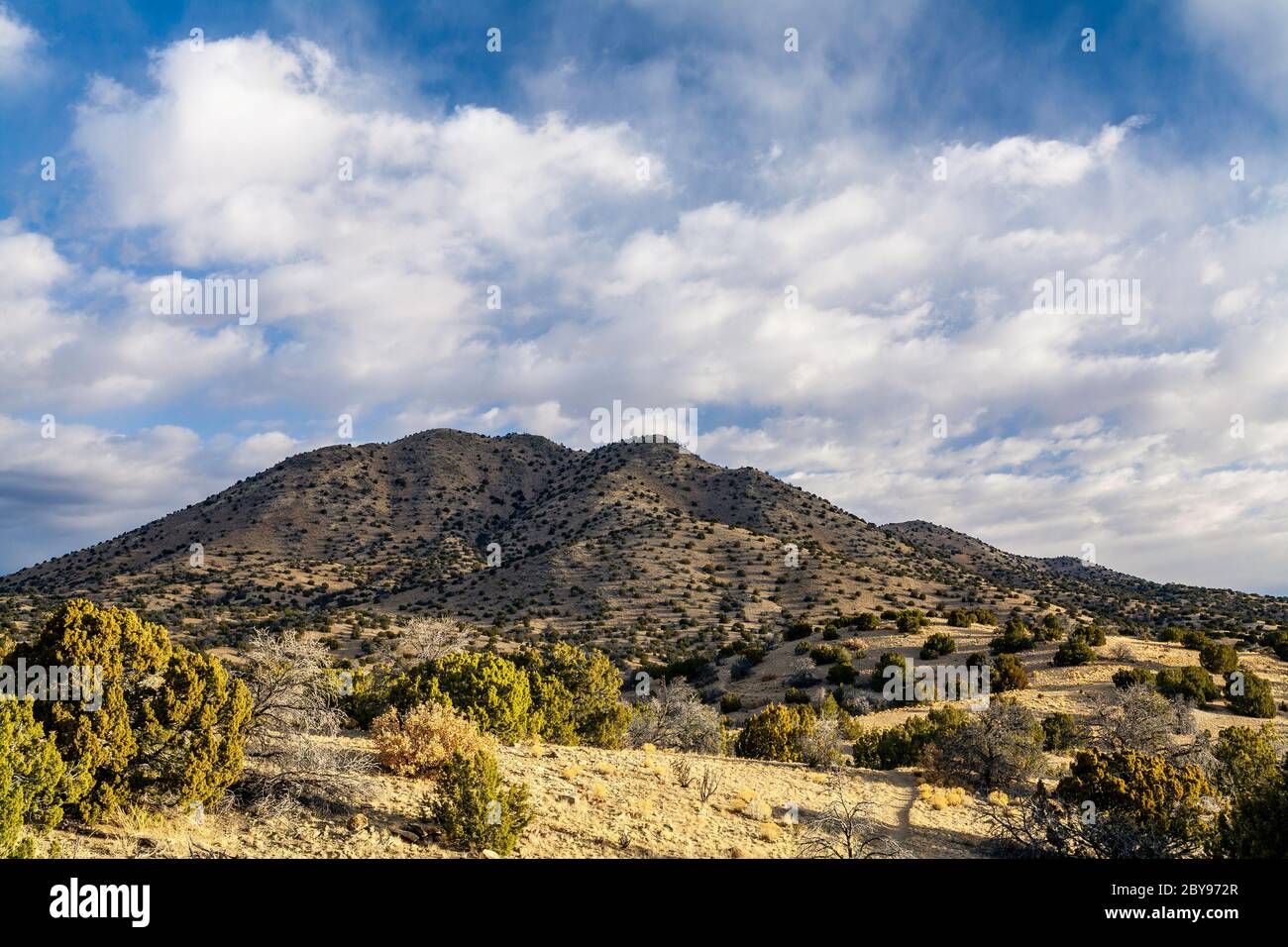 Cerrillos Hills, vicino a Santa Fe, New Mexico USA Foto Stock