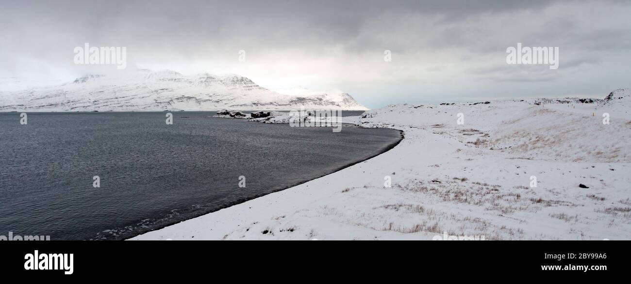 Islanda fiordi orientali Foto Stock