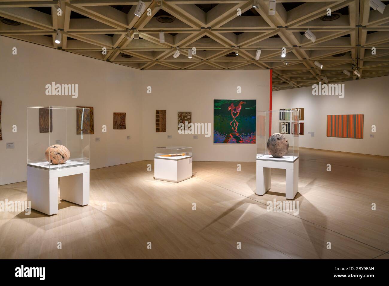 Interno della Galleria d'Arte dell'Australia Occidentale, Perth, Australia Occidentale, Australia Foto Stock