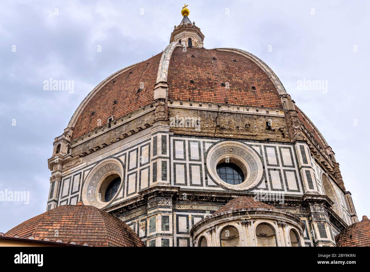 Cupola del Brunelleschi Vista ravvicinata della cupola del XV secolo