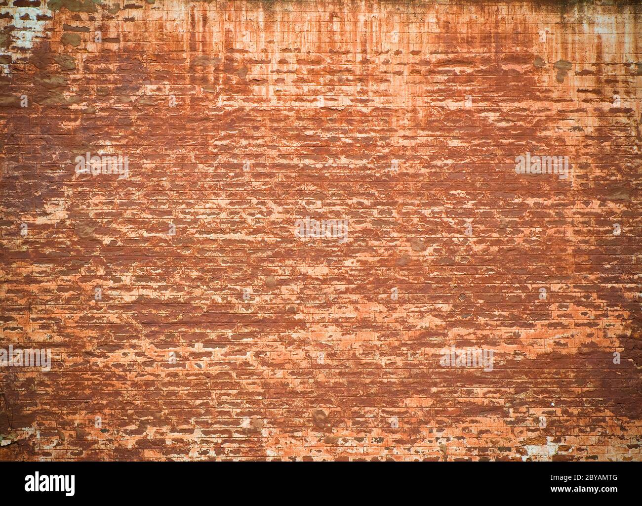 Il vecchio muro di mattoni, perfetto sfondo grunge Foto Stock