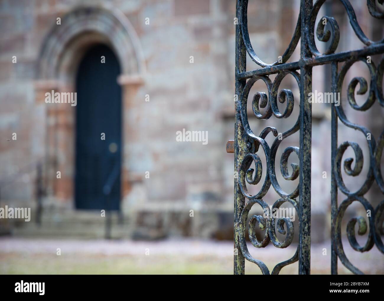 Chiesa di San Tommaso a Butterton nello Staffordshire, una tipica chiesa di campagna inglese. Foto Stock