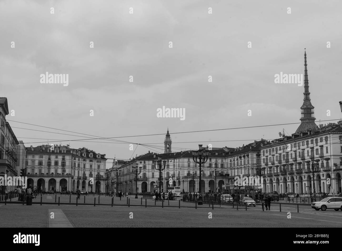 La città di Torino - Piazza Vittorio Veneto, Marzo 2018 Foto Stock