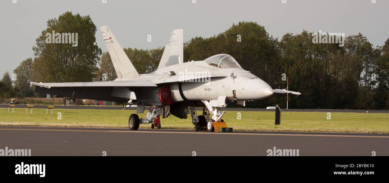 Finitura F-18 Foto Stock