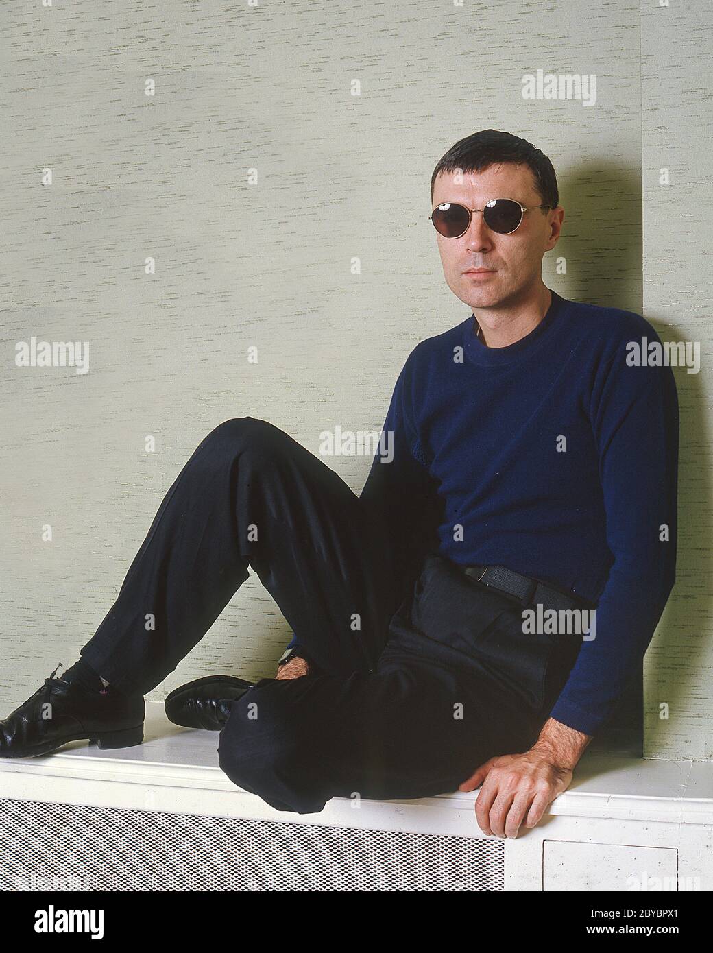 David Byrne dei Talking Heads a Londra 1985 Foto Stock