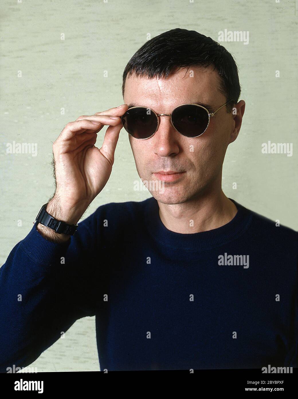 David Byrne dei Talking Heads a Londra 1985 Foto Stock