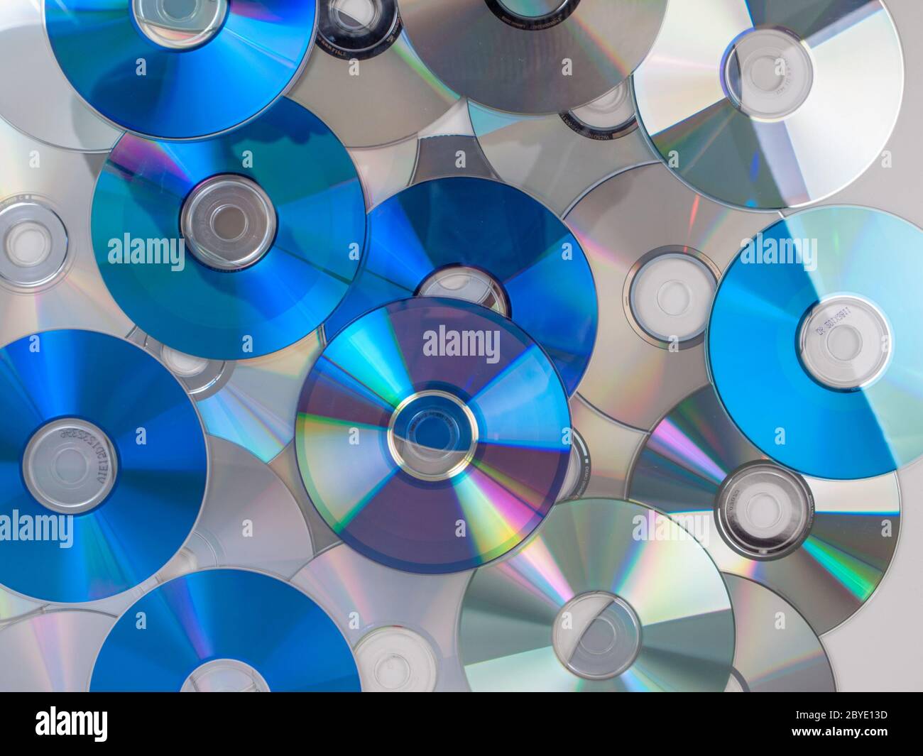 CD DVD DB Bluray disc Foto Stock