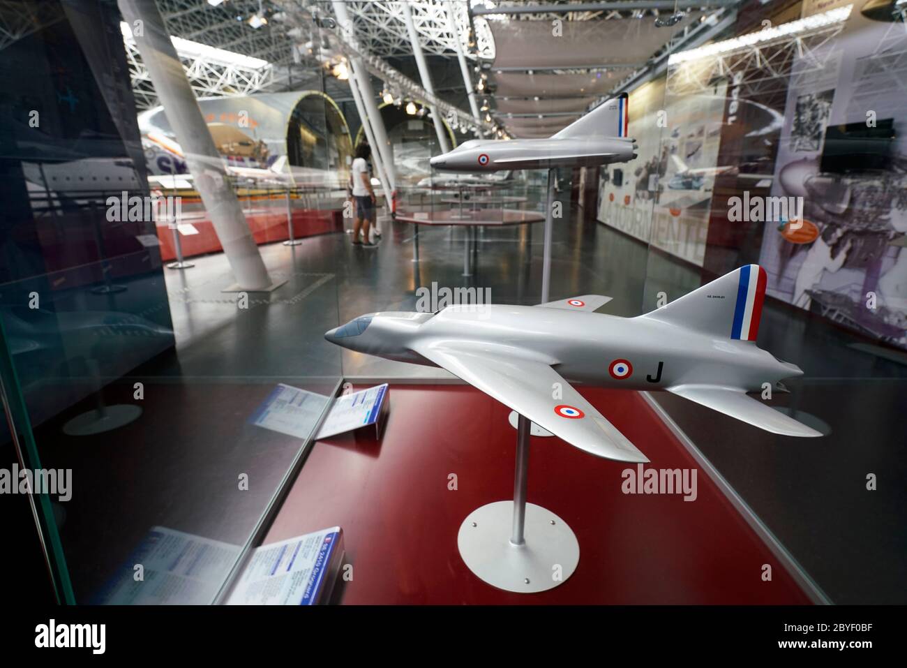Il modello di un SNCASE se 2410 Grognard attacco terra aeromobili mostra in Musee Aeroscopia Museum.Blagnac.Toulouse.Haute-Garonne.Occitanie.France Foto Stock