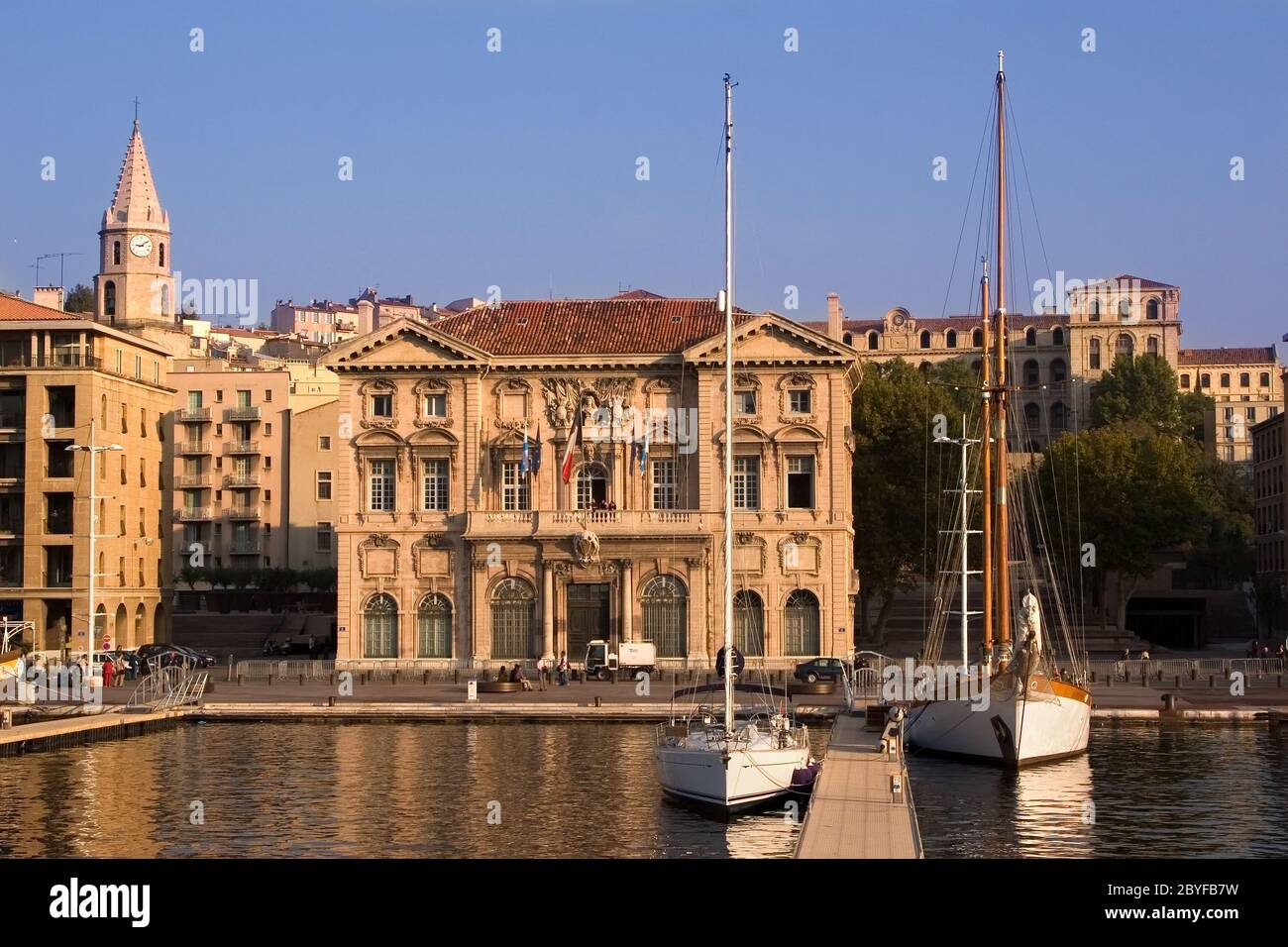 Il porto di Marsiglia Foto Stock