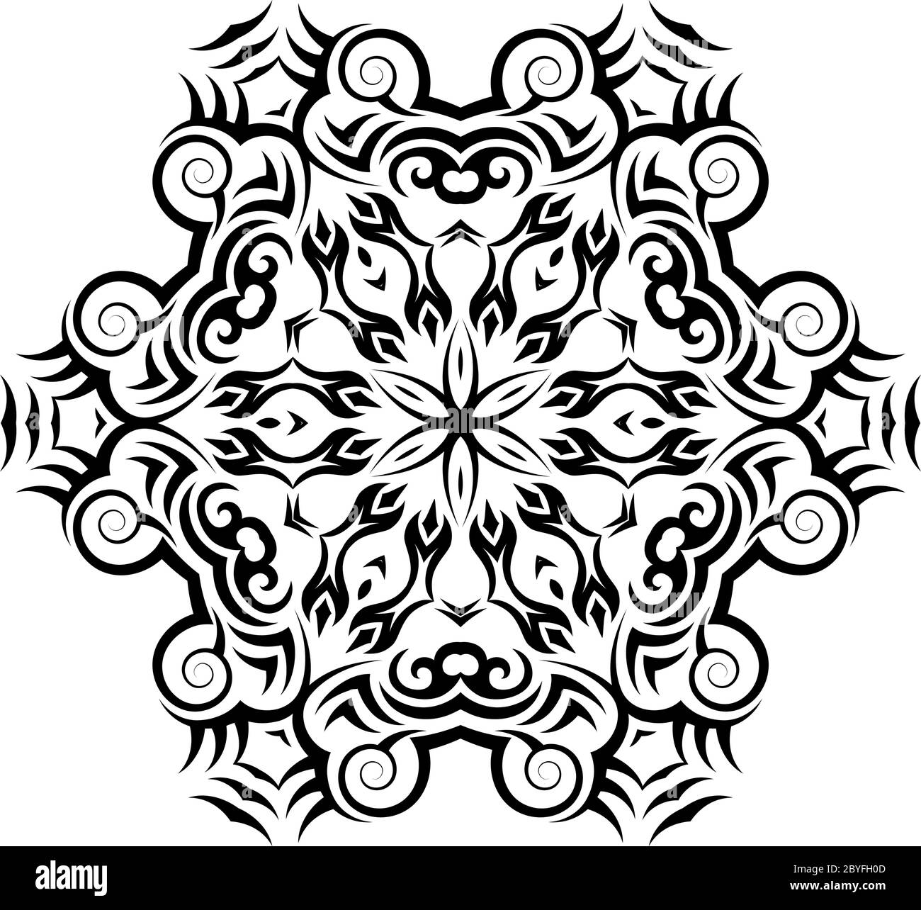 Tatuaggi Tribal Design arte vettoriale Illustrazione Vettoriale