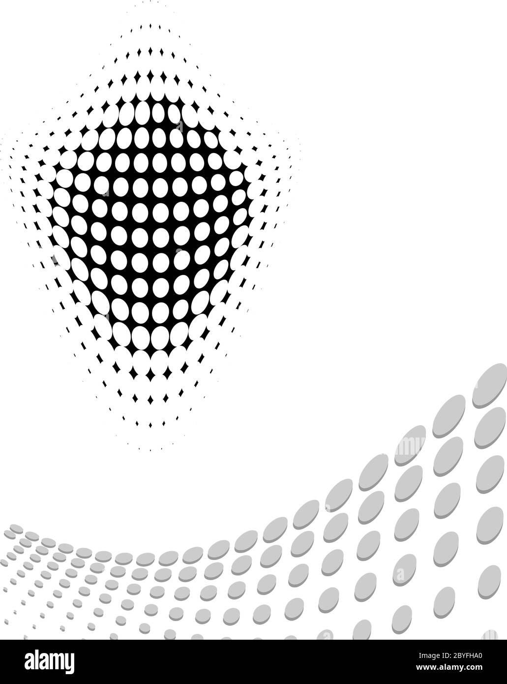 Composizione sfondo, illustrazione vettoriale modello Web (mezzitoni) Illustrazione Vettoriale