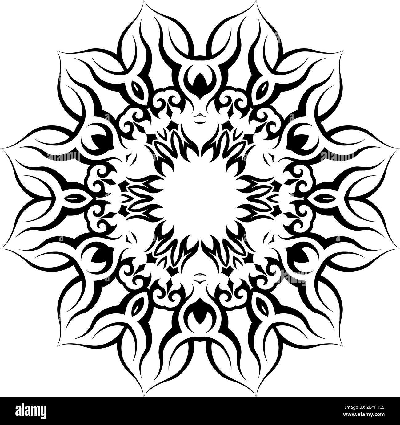 Tatuaggi Tribal Design arte vettoriale Illustrazione Vettoriale