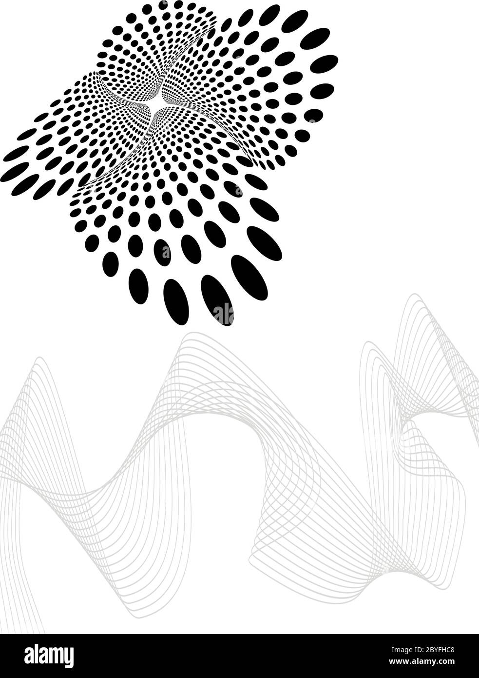 Composizione sfondo, illustrazione vettoriale modello Web (mezzitoni) Illustrazione Vettoriale