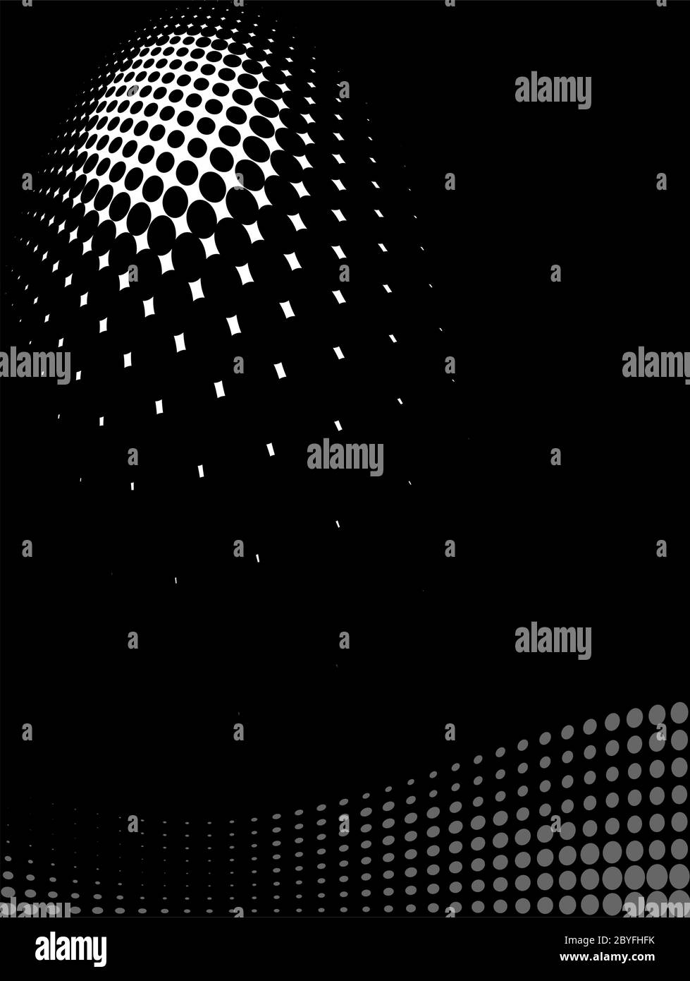 Composizione sfondo, illustrazione vettoriale modello Web (mezzitoni) Illustrazione Vettoriale