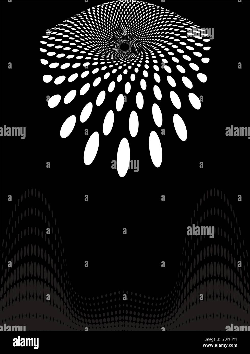 Composizione sfondo, illustrazione vettoriale modello Web (mezzitoni) Illustrazione Vettoriale