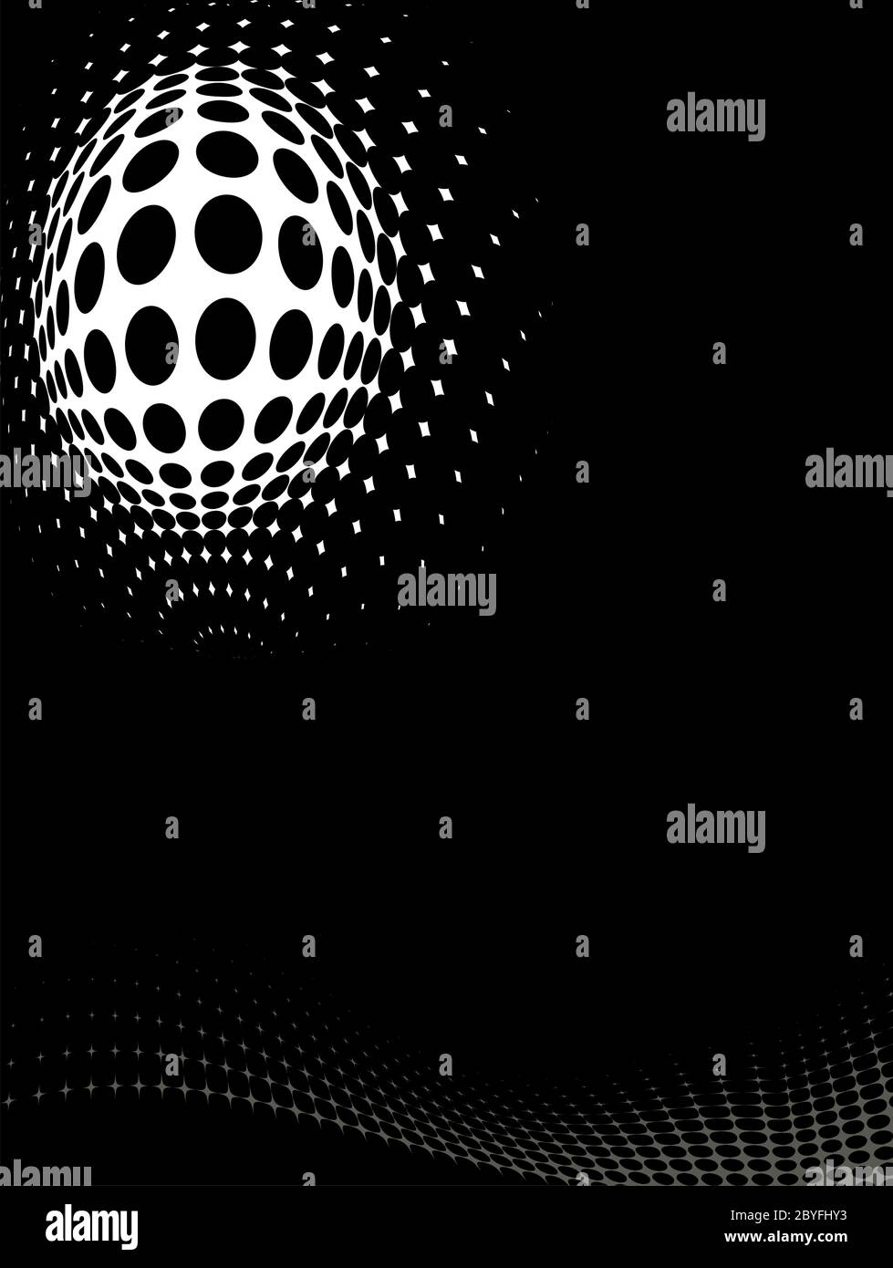 Composizione sfondo, illustrazione vettoriale modello Web (mezzitoni) Illustrazione Vettoriale