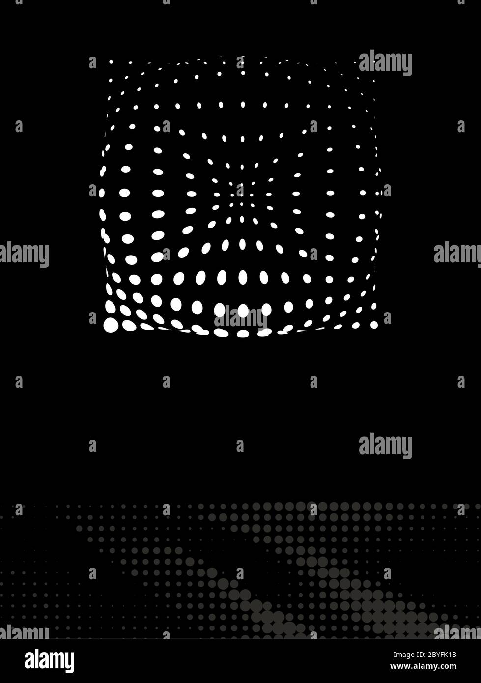Composizione sfondo, illustrazione vettoriale modello Web (mezzitoni) Illustrazione Vettoriale