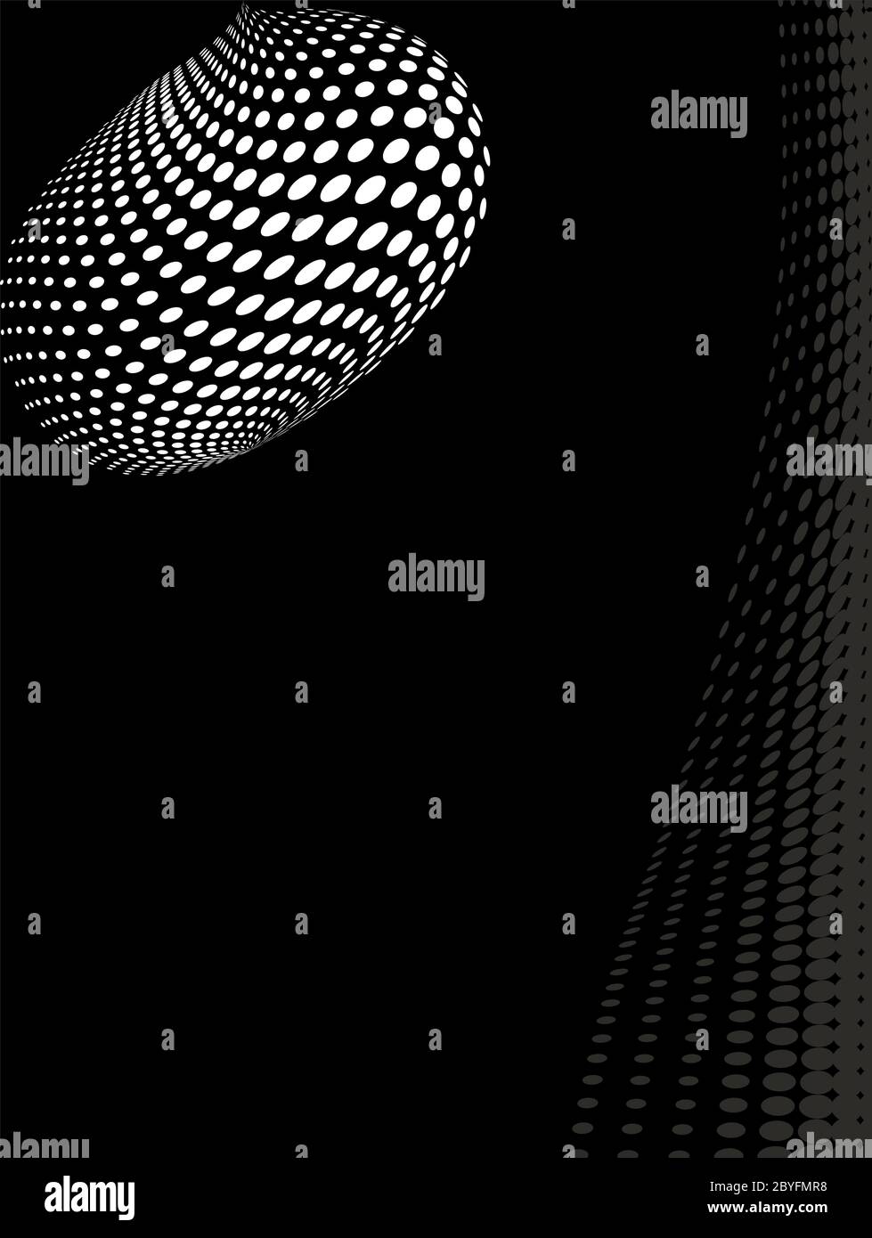 Composizione sfondo, illustrazione vettoriale modello Web (mezzitoni) Illustrazione Vettoriale