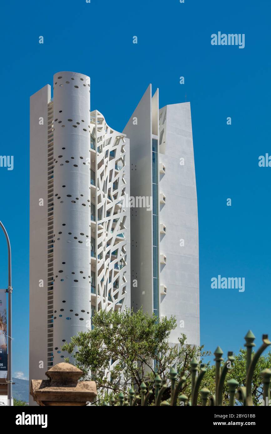 Edificio moderno a Monaco Foto Stock