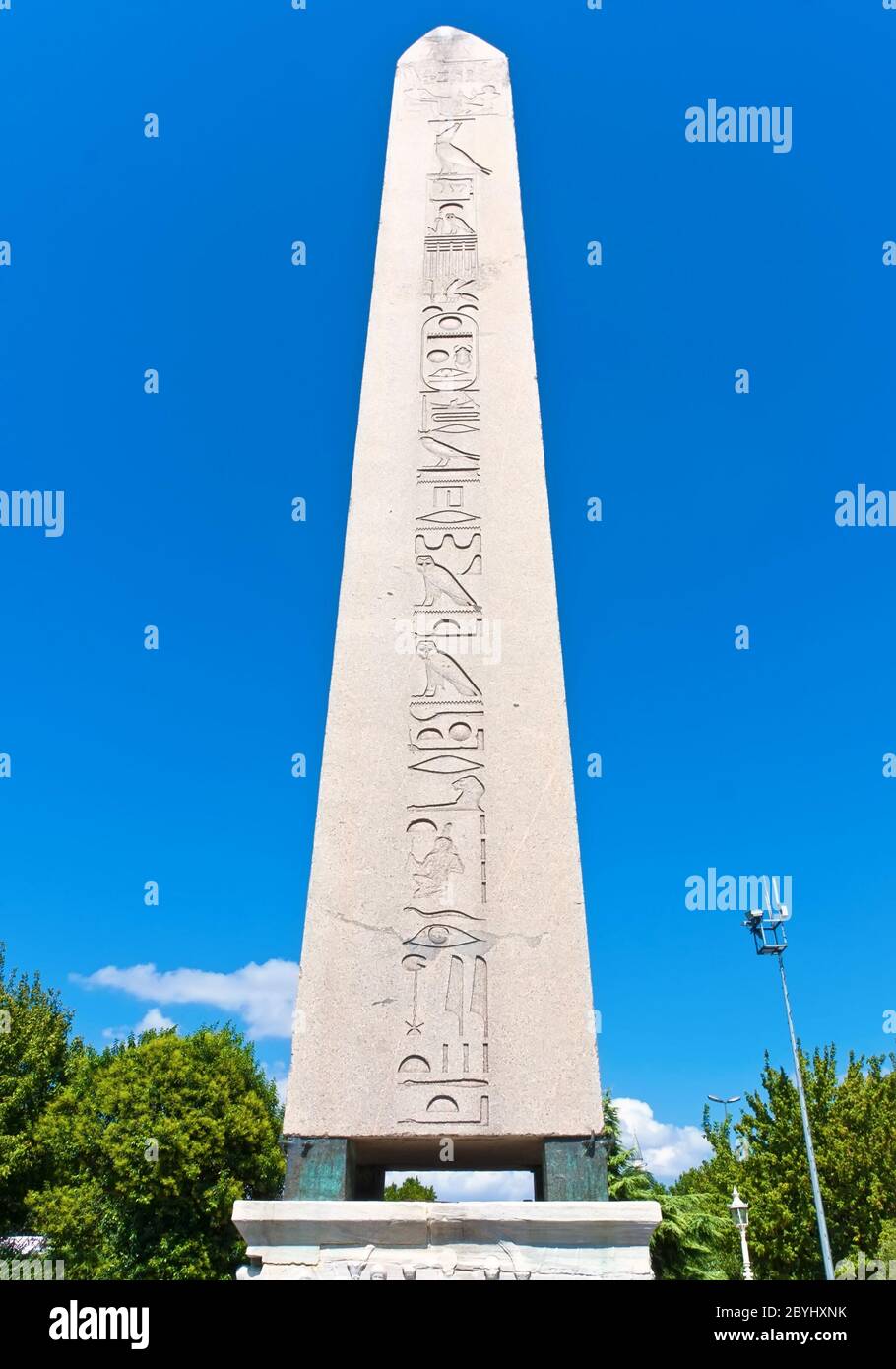 Obelisco egiziano a Istanbul Foto Stock