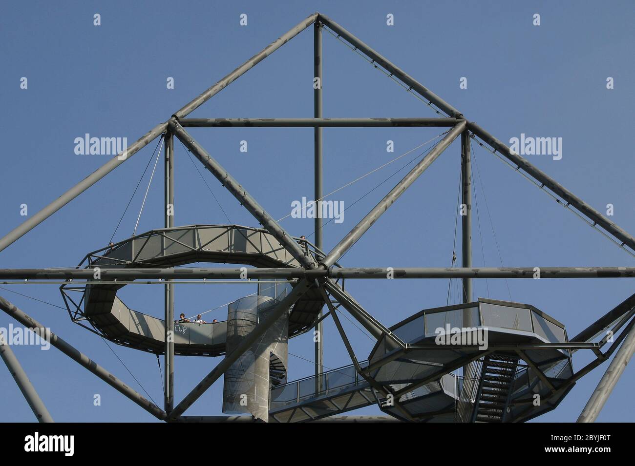 Tetraeder, un tetraedro come un opera d arte di Bottrop. Foto Stock