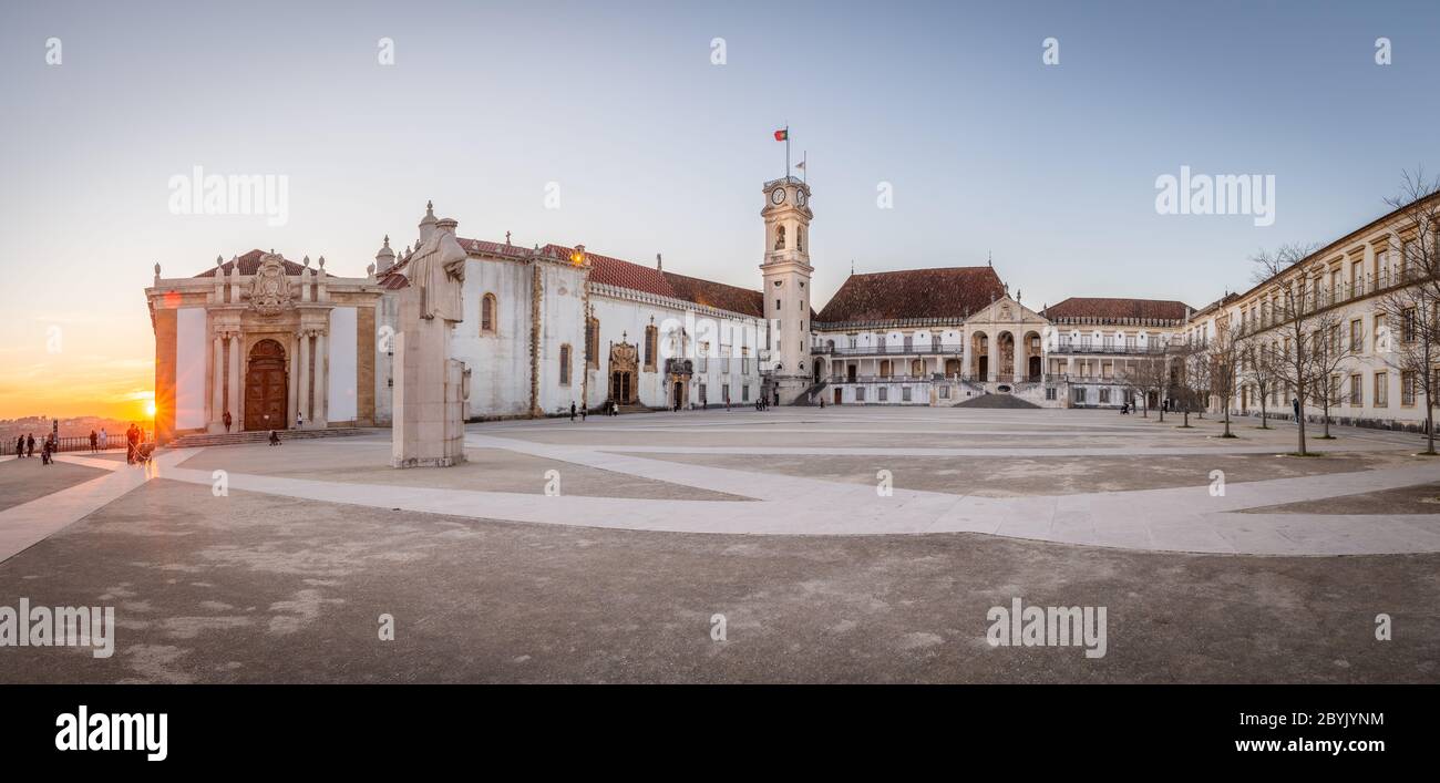 Campus e studenti, Università di Coimbra Foto Stock