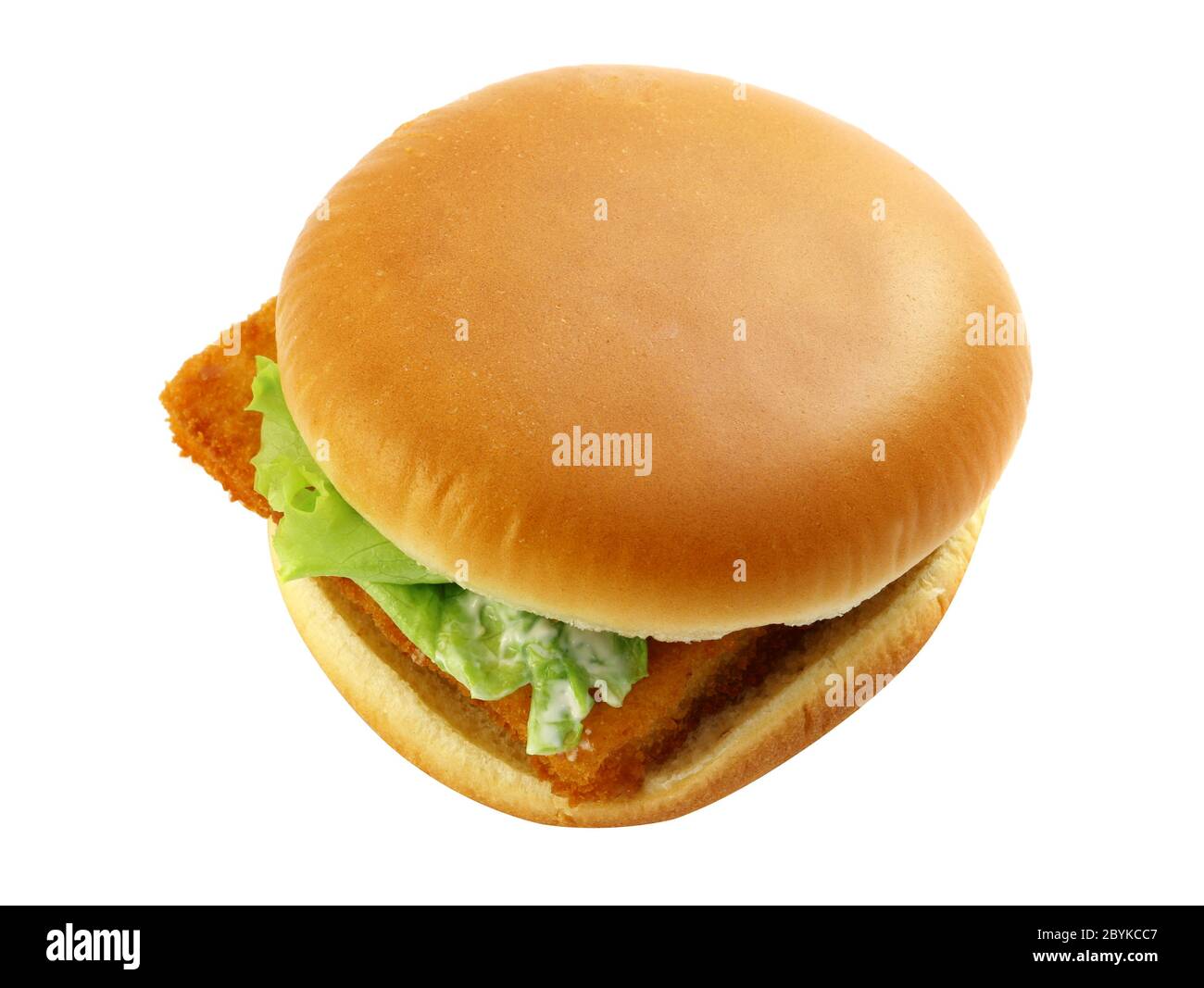 Hamburger di pesce Foto Stock