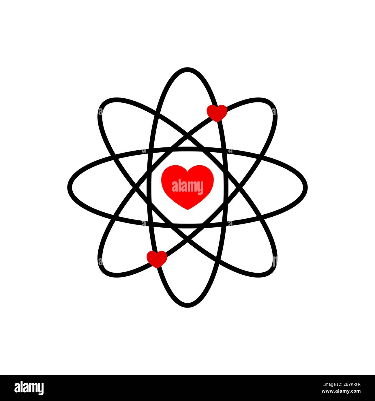 Valore fondamentale con icona a forma di cuore piatta per applicazioni mobili, design di pulsanti e siti Web su sfondo bianco isolato. Vettore EPS 10. Illustrazione Vettoriale