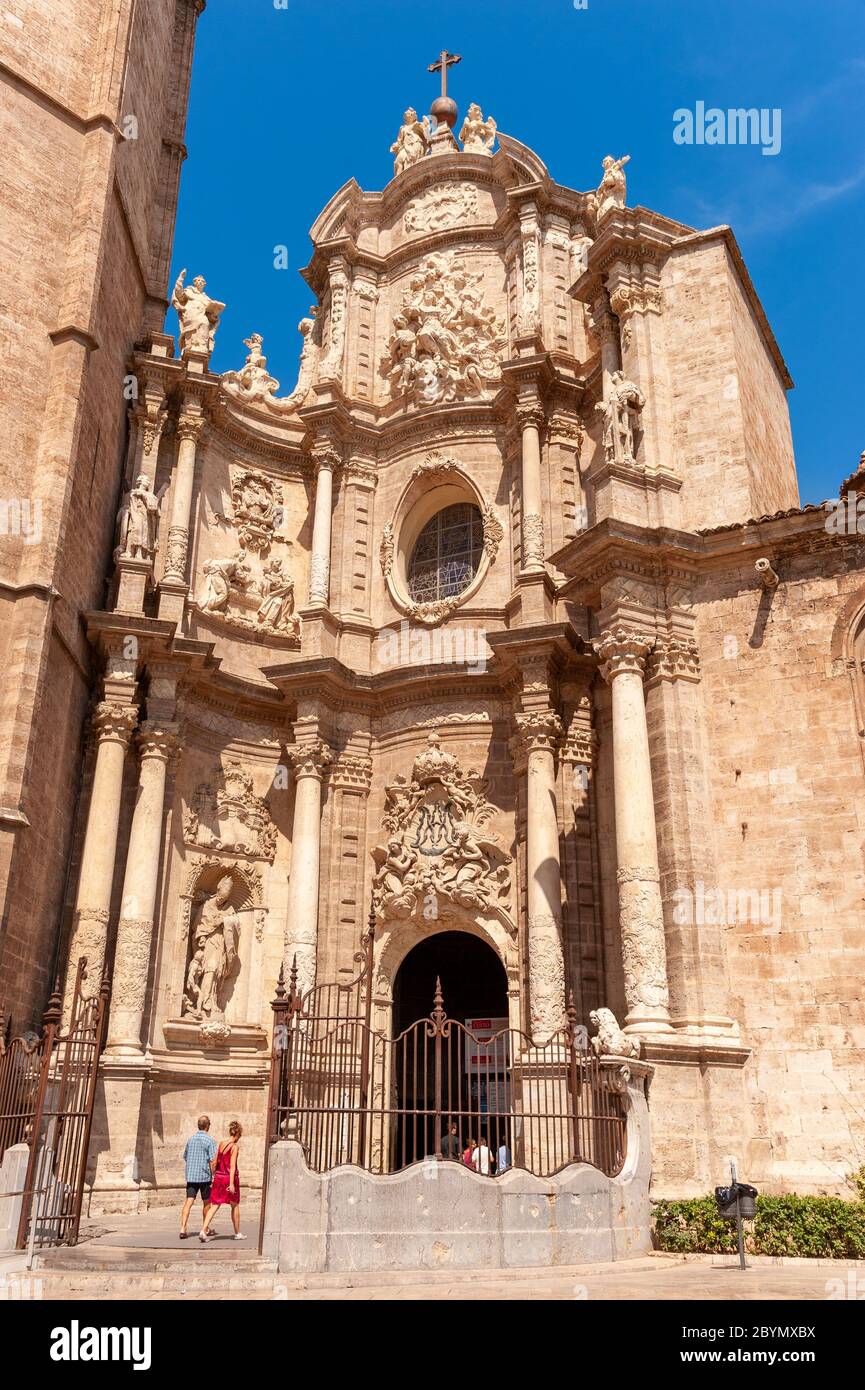 Cattedrale di Valencia, Spagna Foto Stock