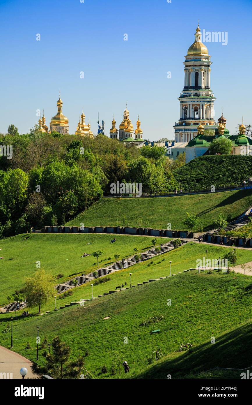 Monastero ortodosso di Kiev Pechersk Lavra Foto Stock