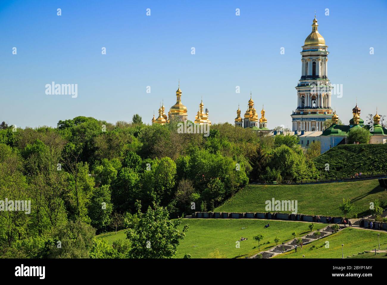 Monastero ortodosso di Kiev Pechersk Lavra Foto Stock