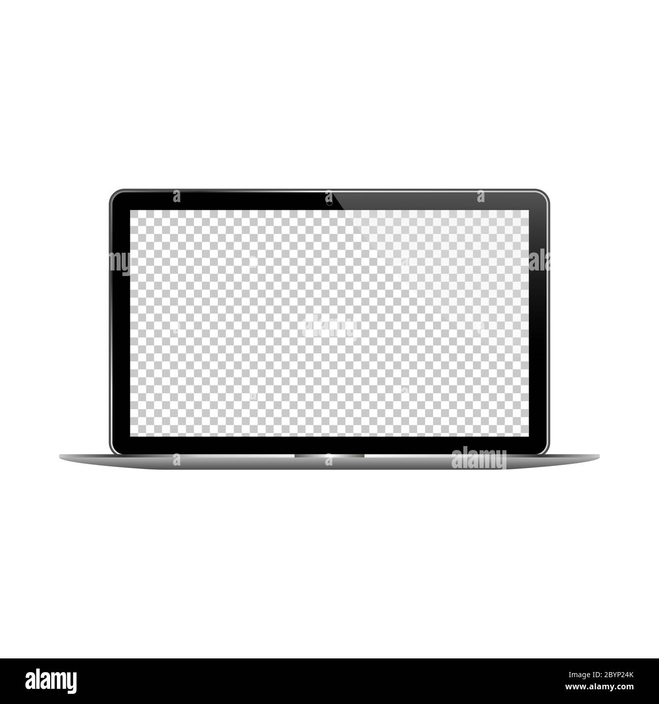 Icona di laptop, desktop, computer su sfondo isolato. Vettore EPS 10. Illustrazione Vettoriale