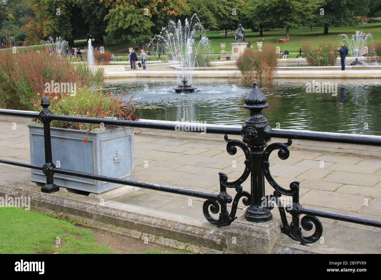 Kensington Gardens a Londra, Inghilterra Foto Stock