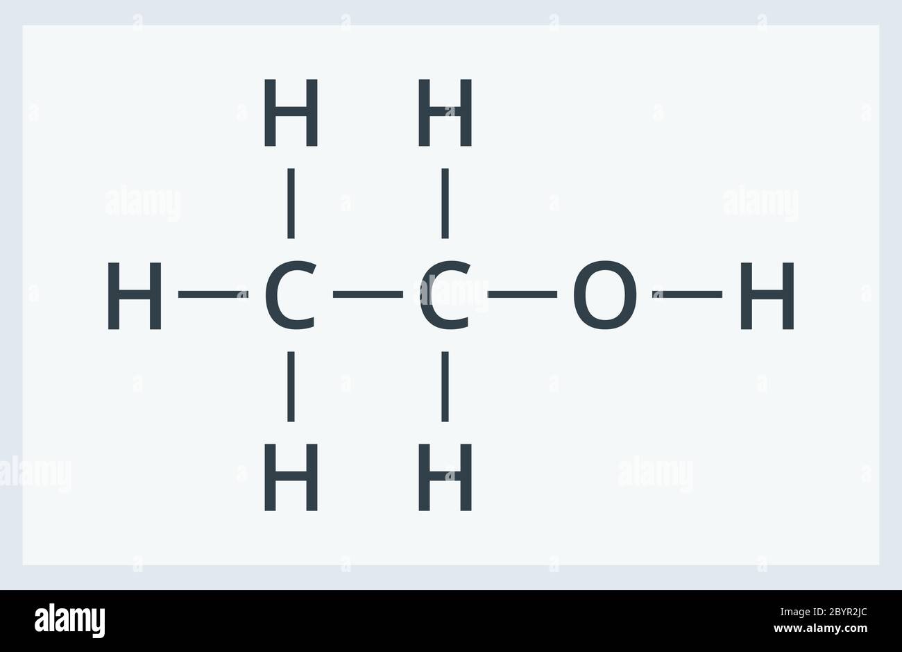 Icona vettore formula chimica isolata Illustrazione Vettoriale