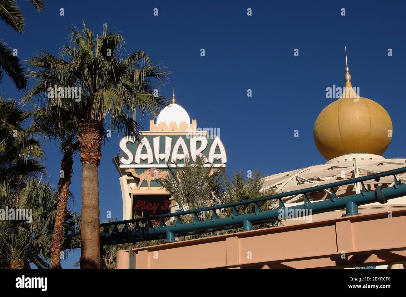 Sahara Hotel Las Vegas 477 Hotel e luoghi più importanti a Las Vegas il luogo più bello di Las Vegas Foto Stock