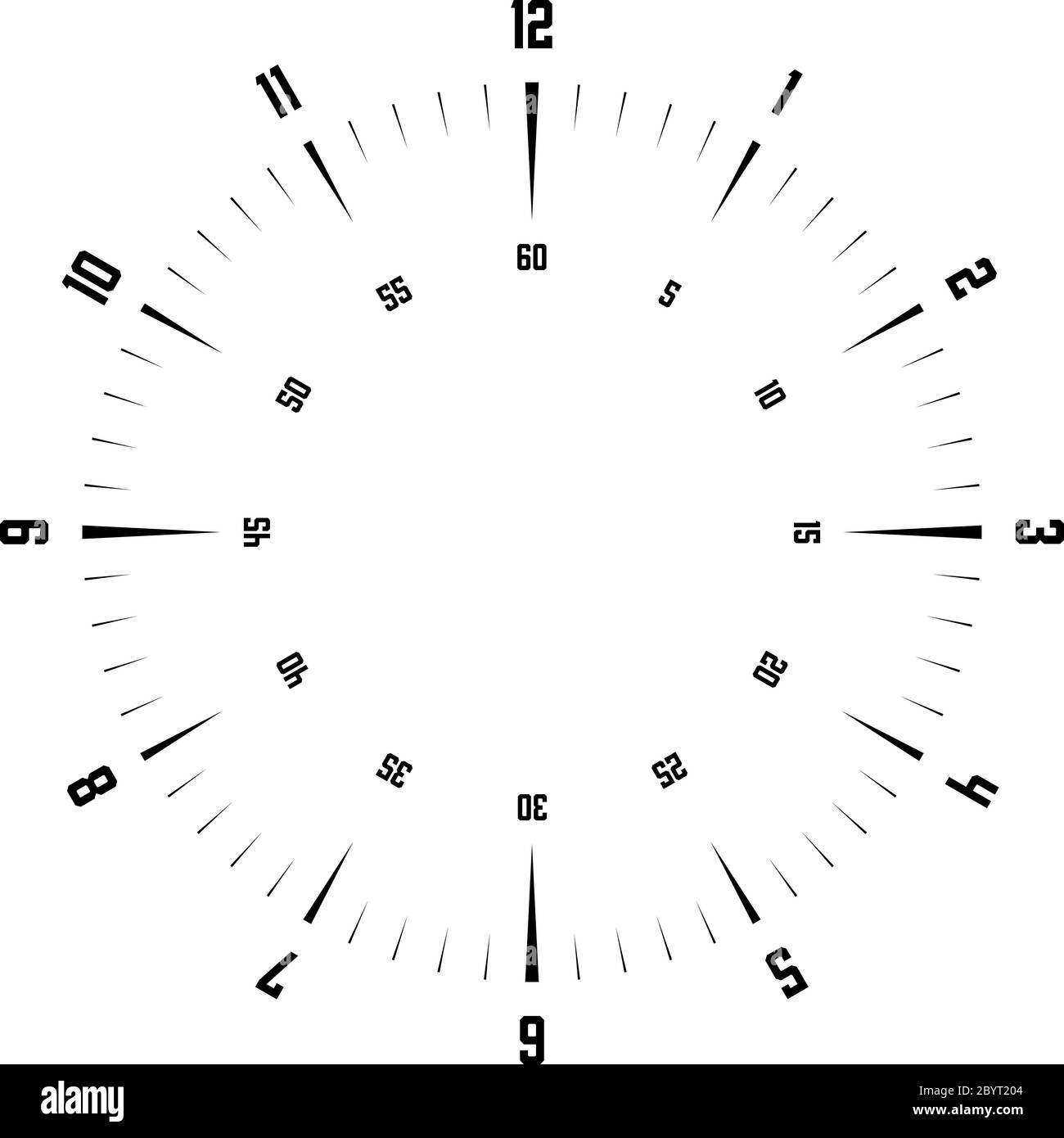 Lancette di orologio (bracci) arte vettoriale Immagine e Vettoriale - Alamy