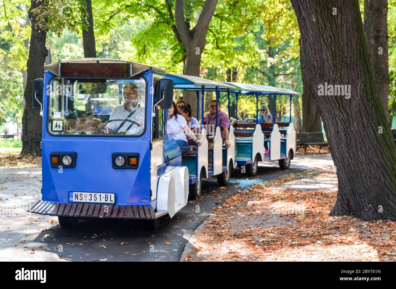 Tempo libero e turismo per le strade di Belgrado (Beograd), Serba Foto Stock