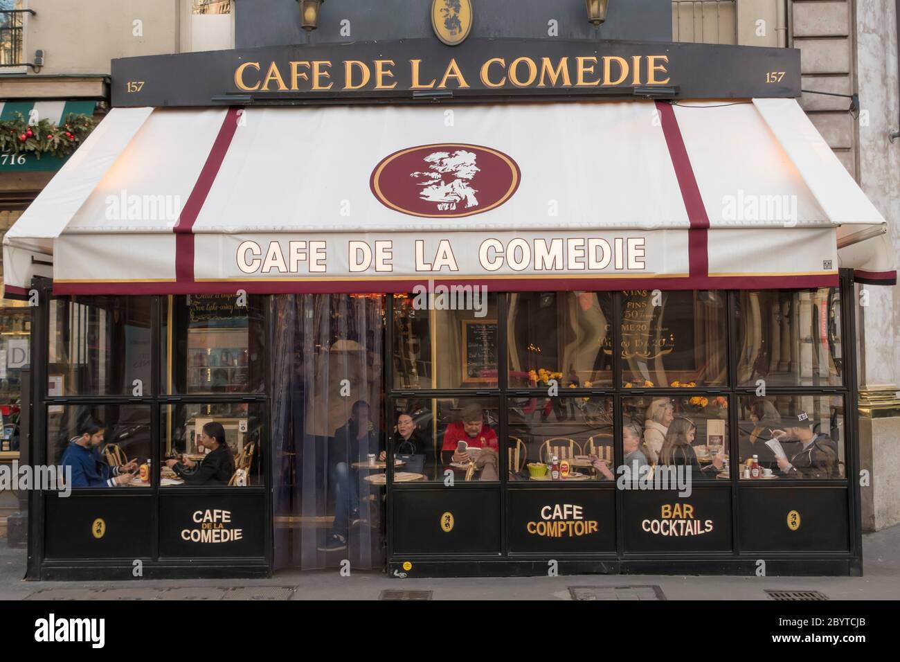 Cafe de la Comedie, Parigi, Francia Foto Stock