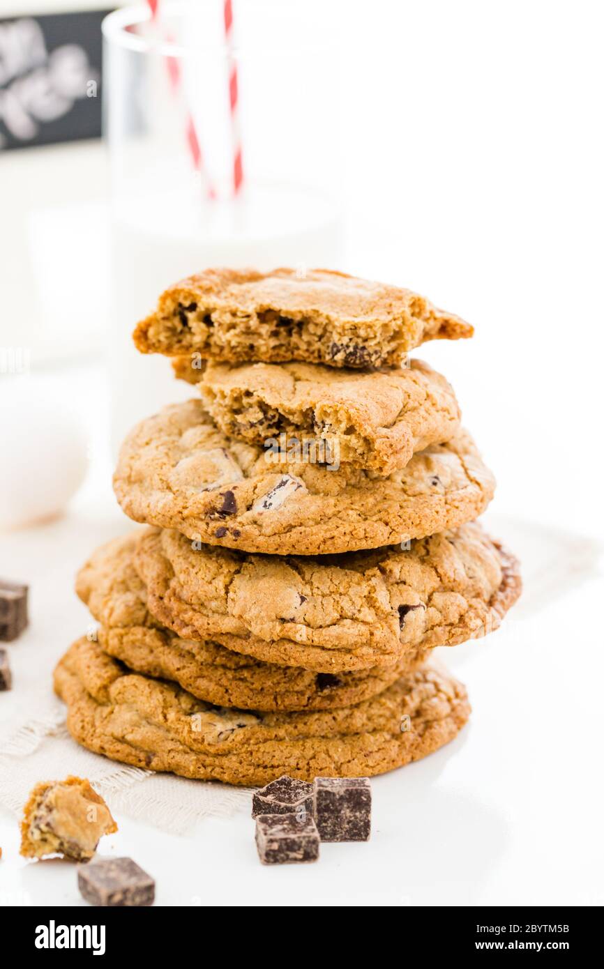 Biscotti al cioccolato Foto Stock