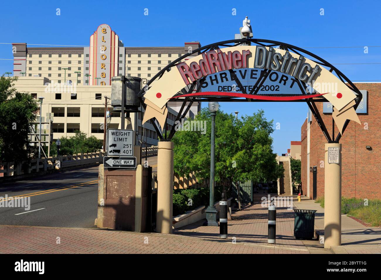 Red River District, Shreveport, Louisiana, Stati Uniti d'America Foto Stock