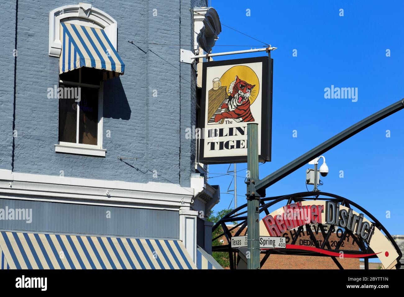 Red River District, Shreveport, Louisiana, Stati Uniti d'America Foto Stock